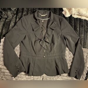Elegant Black Women's Suit Jacket